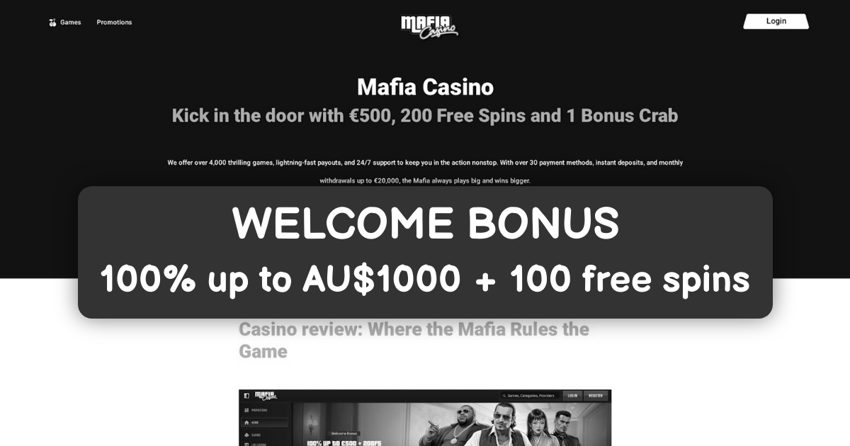 Mafia Casino Online Australia Top Pokies